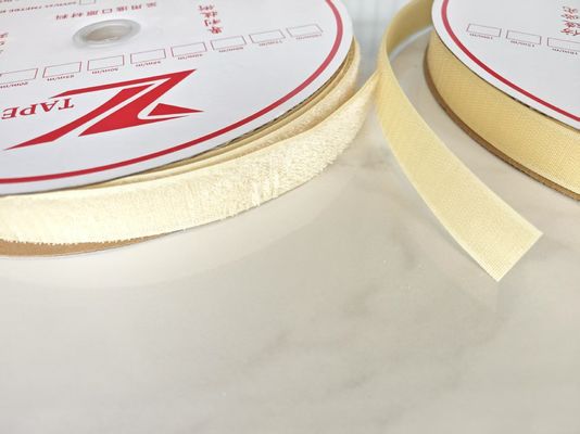 High temperature resistant300 degrees Celsius fireproof flame retardant aramid hook and loop fastener tapes for heat insulation protection casing sleeve