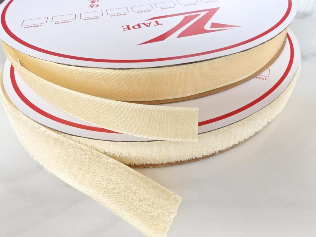 Heat resistant300 degrees Celsius fireproof flame retardant aramid hook and loop straps tapes for high temperature resistant fastener binding tape